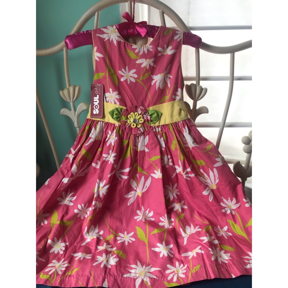 Pink Floral Dress